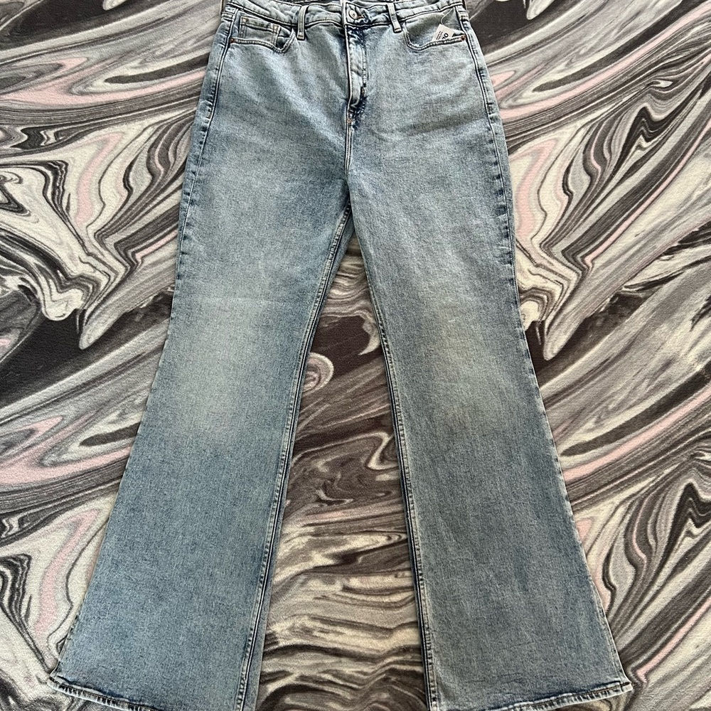 Old Navy Light Blue Flare Jeans